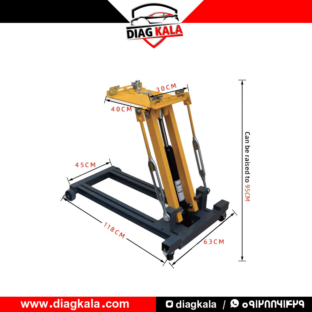 جک گیربکس درآر 2 تن سوسماری