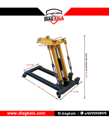 جک گیربکس درآر 2 تن سوسماری