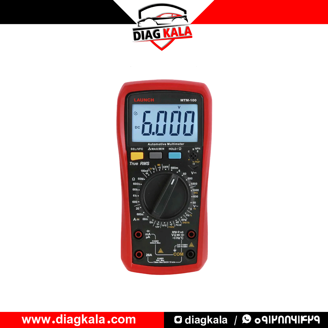 مولتی متر LAUNCH MTM-100