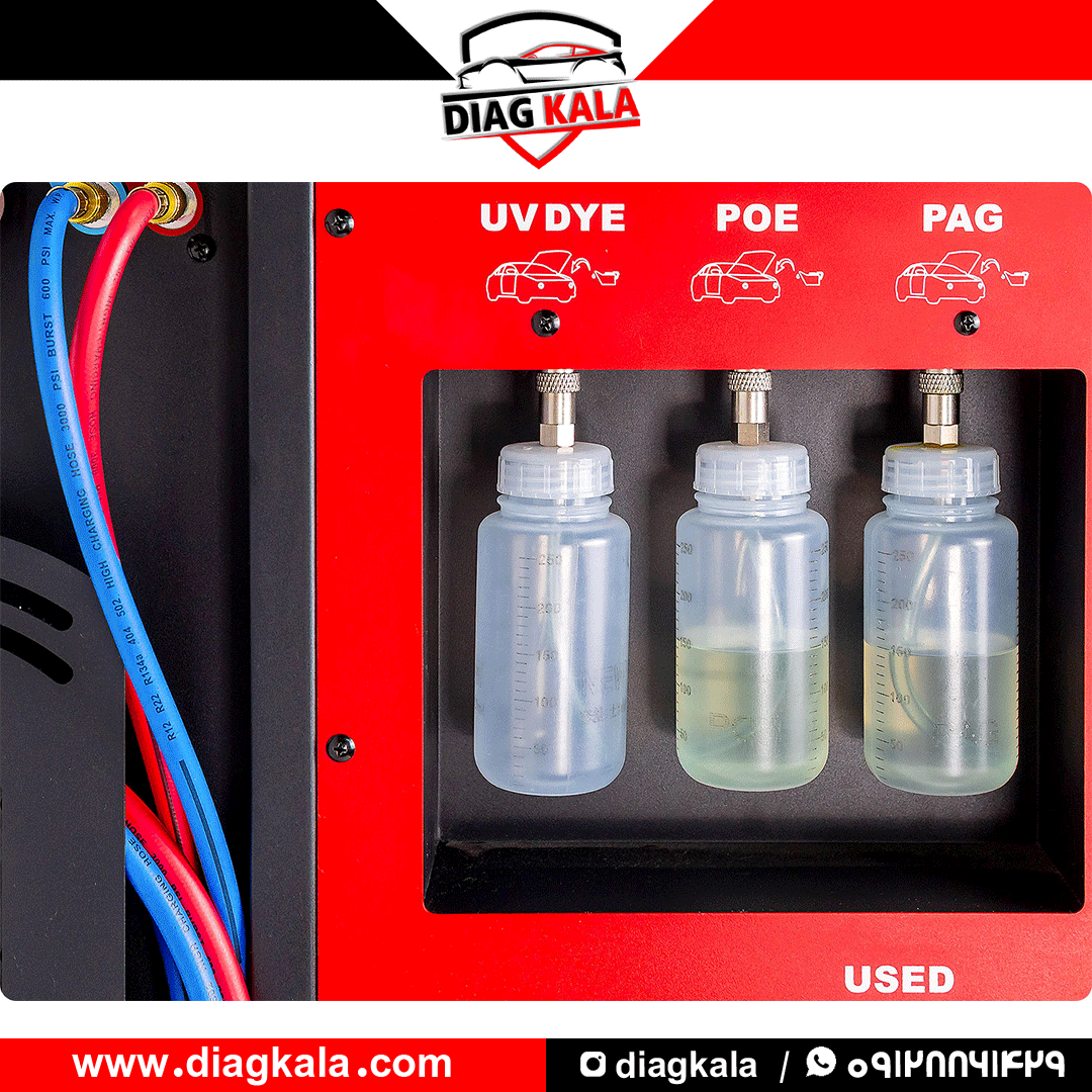 دستگاه شارژ گاز کولر سواری و اتوبوس