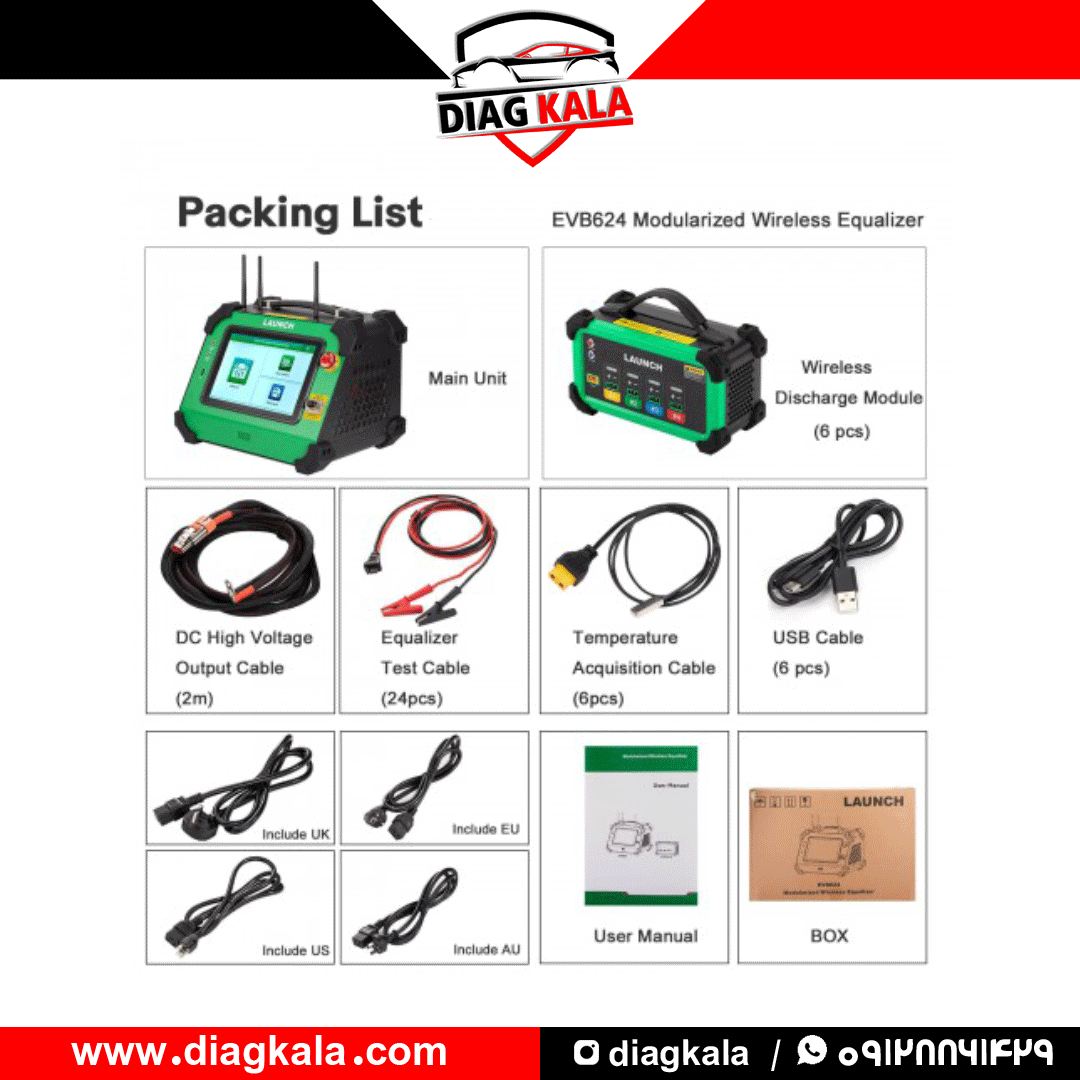 اکولایزر بی سیم خودرو برقی SmartSafe EVB624