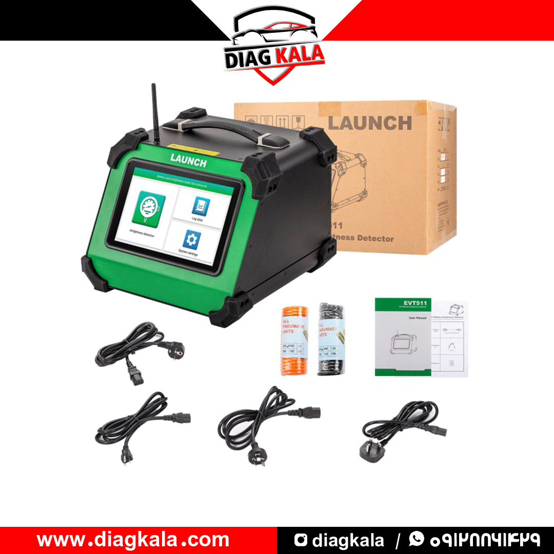 تست نشتی پک باتری خودرو برقی Launch EVT511