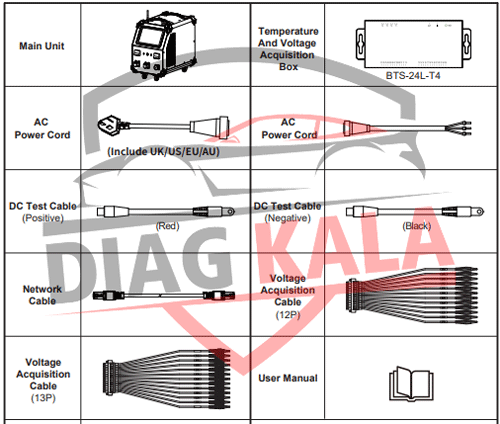 شارژ و دشارژ خودرو برقی LAUNCH EVP711