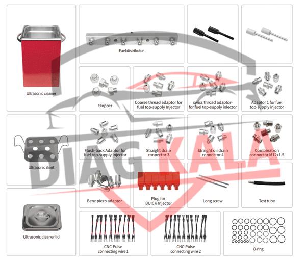 دستگاه انژکتورشور Launch CNC-605+
