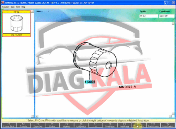 راهنمای جامع استفاده از نرم‌افزار کاتالوگ قطعات تویوتا و لکسوس EPC Toyota & Lexus