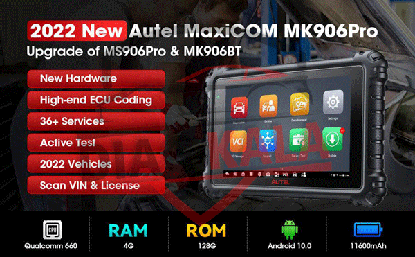 دیاگ MaxiCOM MK906PRO مولتی برند اوتل